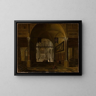 Anton Gnther Gheringh - Church interior.webp