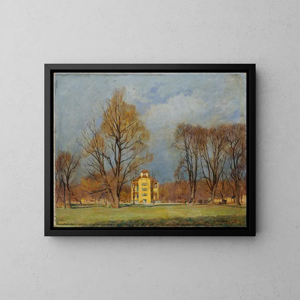 Pavillon de la volupté au Prater - Anton Hans Karlinsky — kehystetty taideteos seinällä