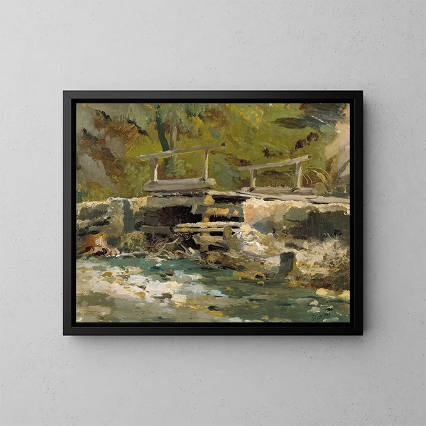 Pont de Bach - Anton Hansch — kehystetty taideteos seinällä