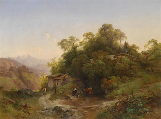 Le tumulus forestier - Anton Hansch — näkymä teoksesta