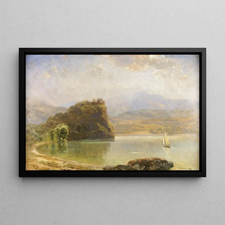 Anton Hlavacek - Landschaft mit Burg.webp