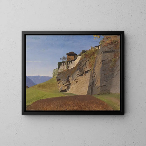 Richeter à la montagne des Moines à Salzbourg - Anton Hlaváček — kehystetty taideteos seinällä