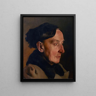 Anton Josef von Kenner - Kopf einer alten Frau.webp