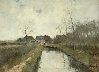 Anton Mauve - Huisje aan een sloot.webp