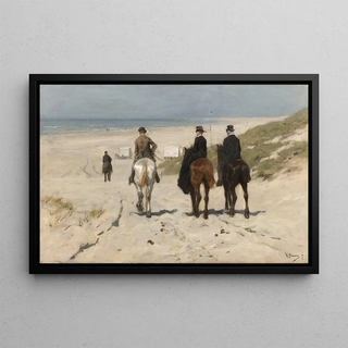 Anton Mauve - Morning Ride along the Beach.webp