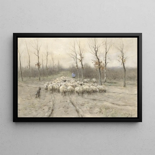 Anton Mauve - Schapenkudde op de heide bij Laren.webp