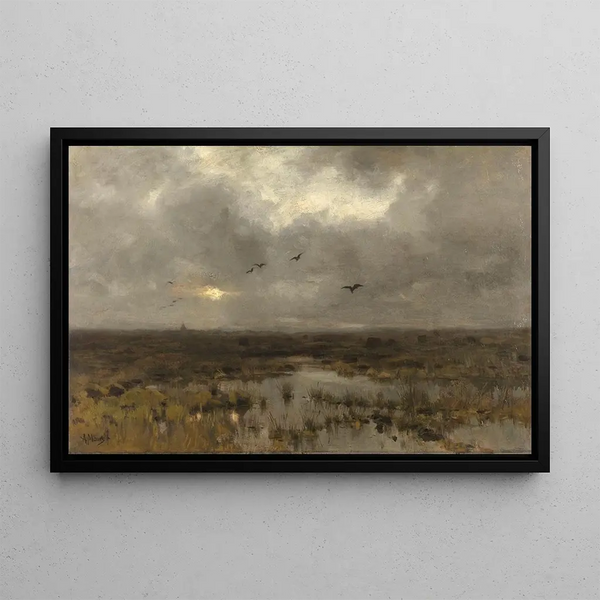 Le Marais - Anton Mauve — kehystetty taideteos seinällä