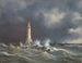 Phare d'Eddystone - Anton Melbye — näkymä teoksesta