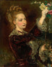 Elisabeth von Nast-Kolb née Hardegg - Anton Romako — näkymä teoksesta
