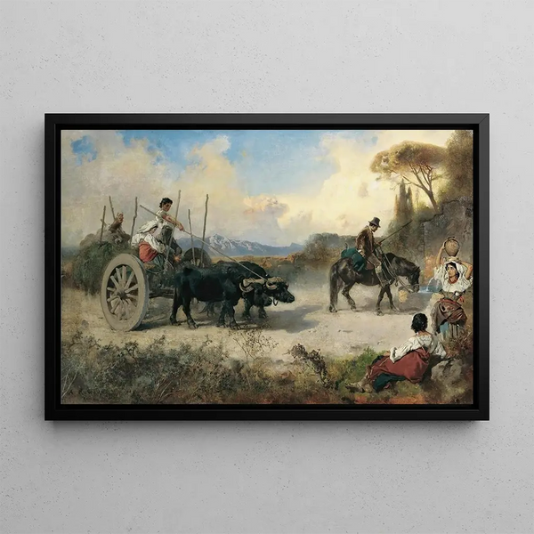 Anton Romako - The watering place.webp