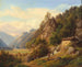 Partie Bey Frohnwies sur le chemin de Lofer à Saalfelden dans le Pinzgau - Anton Schiffer — näkymä teoksesta