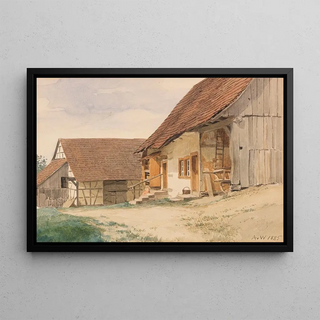 Anton von Werner - Bauerngehft.webp