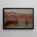 Florenssin Ponte Vecchio - Antonietta Brandeis — kehystetty taideteos seinällä