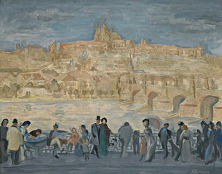 Antonin Prochzka - View Of Prague Castle.webp