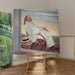 Maalauksen jäljennös Antonio García maalaus rannalla - Joaquín Sorolla