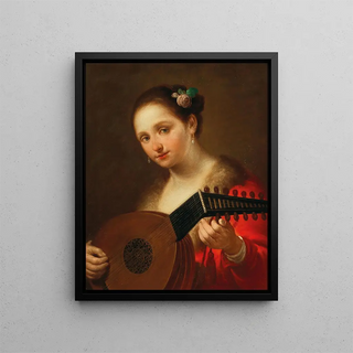 Antonio Beccadelli - A Young Woman With Lute.webp