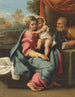 La Sainte Famille - Antonio Carracci — näkymä teoksesta