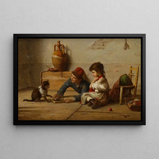 Antonio Ermolao Paoletti - Playing cat and mouse.webp