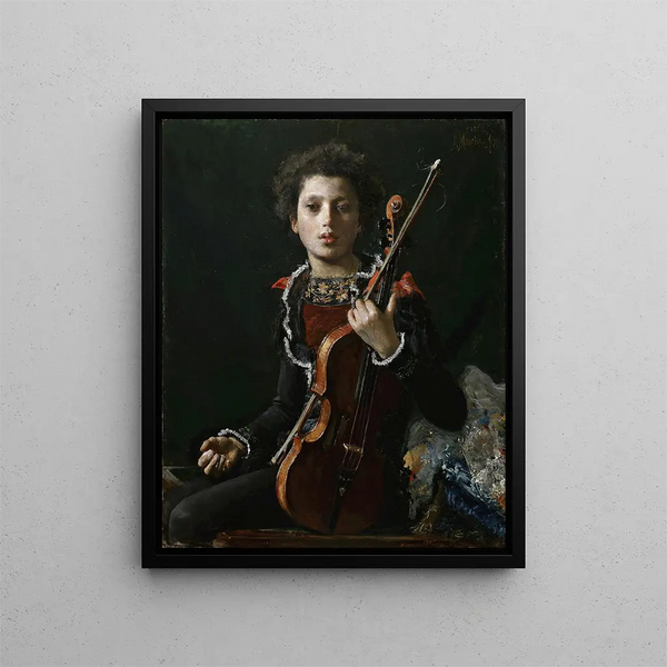 Antonio Mancini - Acrobat With Violin.webp