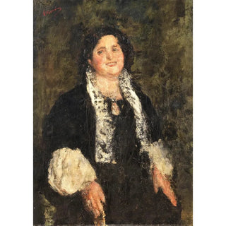 Antonio Mancini - Portrait of a lady.webp