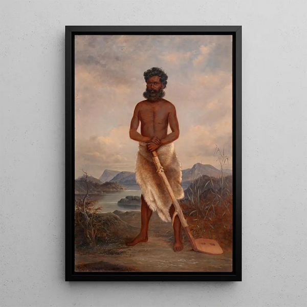 Mies Australian - Antonio Zeno Shindler — kehystetty taideteos seinällä