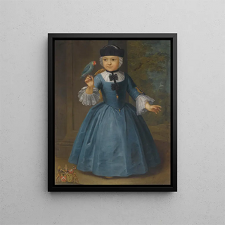 Antwerp School - Portrait Of A Girl Of The De Knyff Family Of Anvers And Brussels.webp
