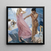 Après le bain à Valence - Joaquín Sorolla — kehystetty taideteos seinällä