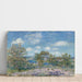 Maalauksen jäljennös Toukokuu-iltapäivä Byssä, lähellä Moret-sur-Loingia - Alfred Sisley