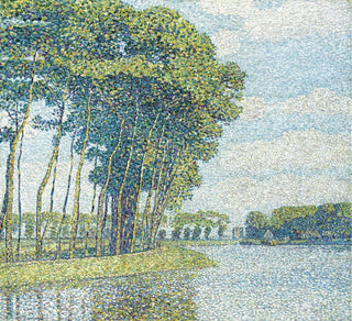 Arbres au canal - Paul Baum