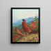 Le Satyre tragopan - Archibald Thorburn — kehystetty taideteos seinällä