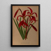 Maalauksen jäljennös Sprekelia formosissima Amaryllis formosissima - Arentina Hendrica Arendsen