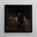 Aristote ja Homeroksen rintakuva - Rembrandt van Rijn — kehystetty taideteos seinällä