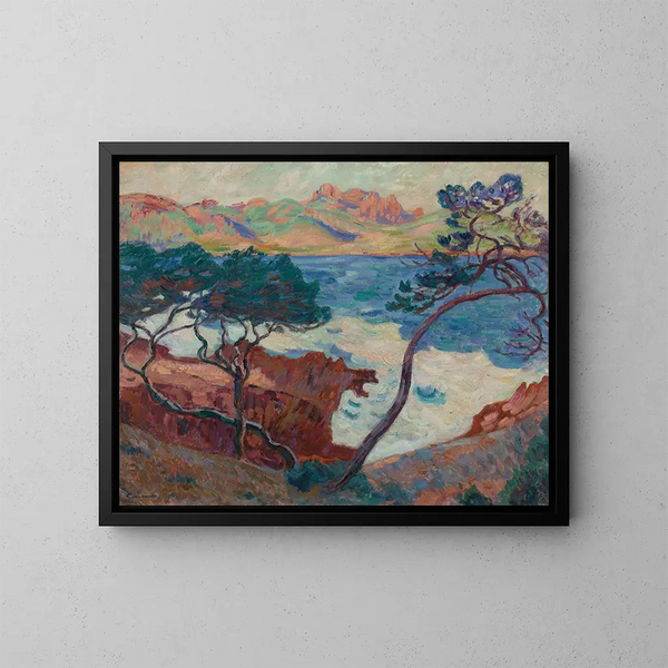 Agay - Armand Guillaumin — kehystetty taideteos seinällä