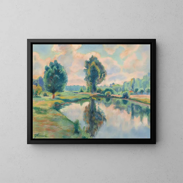 Rantapenkka - Armand Guillaumin — kehystetty taideteos seinällä