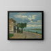 Bords de la Seine - Armand Guillaumin — kehystetty taideteos seinällä