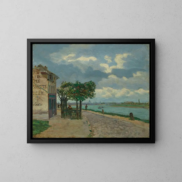 Bords de la Seine - Armand Guillaumin — kehystetty taideteos seinällä