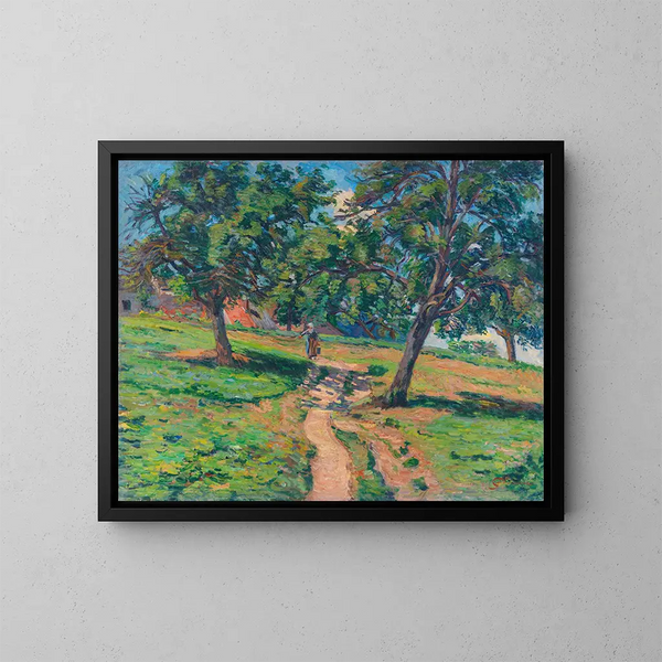 Chemin de Damiette - Armand Guillaumin — kehystetty taideteos seinällä