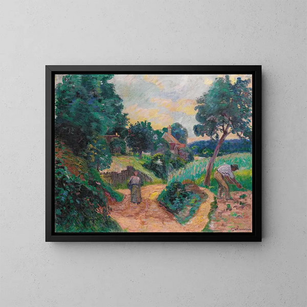 Chemin des Carrières Miregaudon - Armand Guillaumin — kehystetty taideteos seinällä