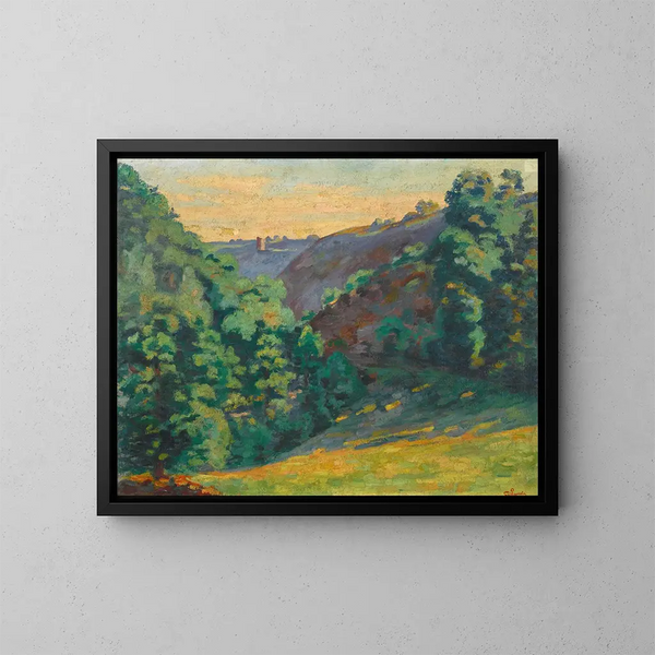 Crozant, Sédelle-laakso, La Folie - Armand Guillaumin — kehystetty taideteos seinällä