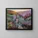 Crozant, ilta-innostus - Armand Guillaumin — kehystetty taideteos seinällä