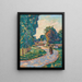 Nainen polulla Épinay - sur - Orge - Armand Guillaumin — kehystetty taideteos seinällä