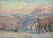 Kreikkalainen maalaus Gelée blanche au village de Crozant - Armand Guillaumin — näkymä teoksesta