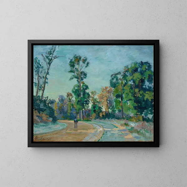 Gèle blanche en Île-de-France - Armand Guillaumin — kehystetty taideteos seinällä