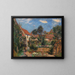 Jardin à Janville-sur-Juine - Armand Guillaumin — kehystetty taideteos seinällä