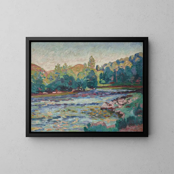 La Creuse - Armand Guillaumin — kehystetty taideteos seinällä