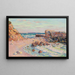 La Pierrière, Saint-Palais, nouseva vuorovesi - Armand Guillaumin — kehystetty taideteos seinällä