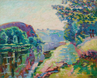 La Roche de l'Écho à Crozant - Armand Guillaumin — näkymä teoksesta
