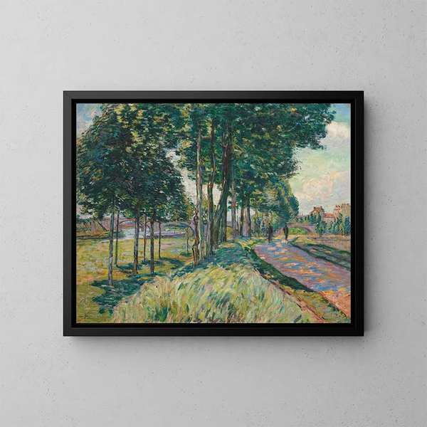 La Seine à Charenton - Armand Guillaumin — kehystetty taideteos seinällä