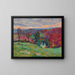 La vallée de la Creuse et le Puy Barriou - Armand Guillaumin — kehystetty taideteos seinällä