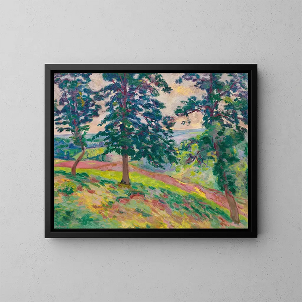 La vallée de la Creuse - Armand Guillaumin — kehystetty taideteos seinällä
